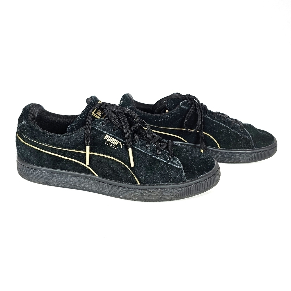Puma Black Suede Sneakers - Picture 2 of 11